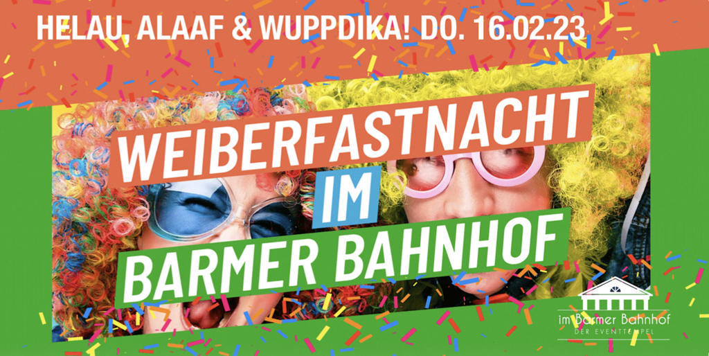 Im Barmer Bahnhof. Die Eventlocation. Wuppertal.